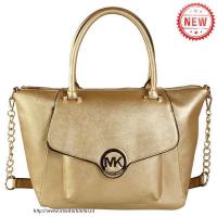 michael kors fulton leer groot goud boekentassen Store Haarlem crchr503